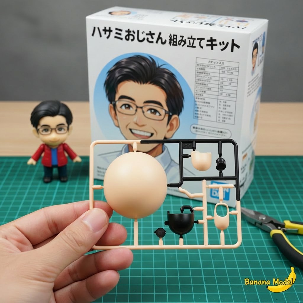 剪刀人模型生成（塑料模型和植绒） 生成效果示例