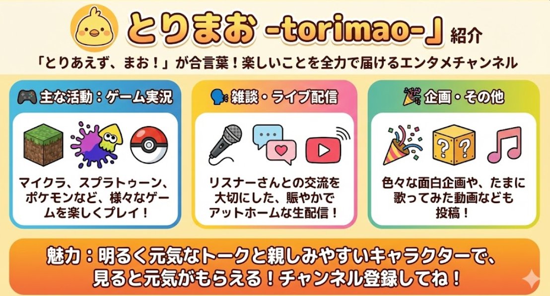 频道解说图 生成效果示例