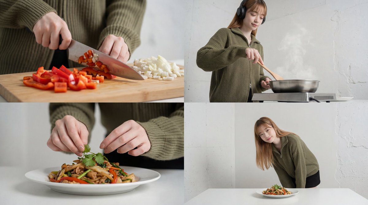 电影美食短视频提示（摘要） 生成效果示例