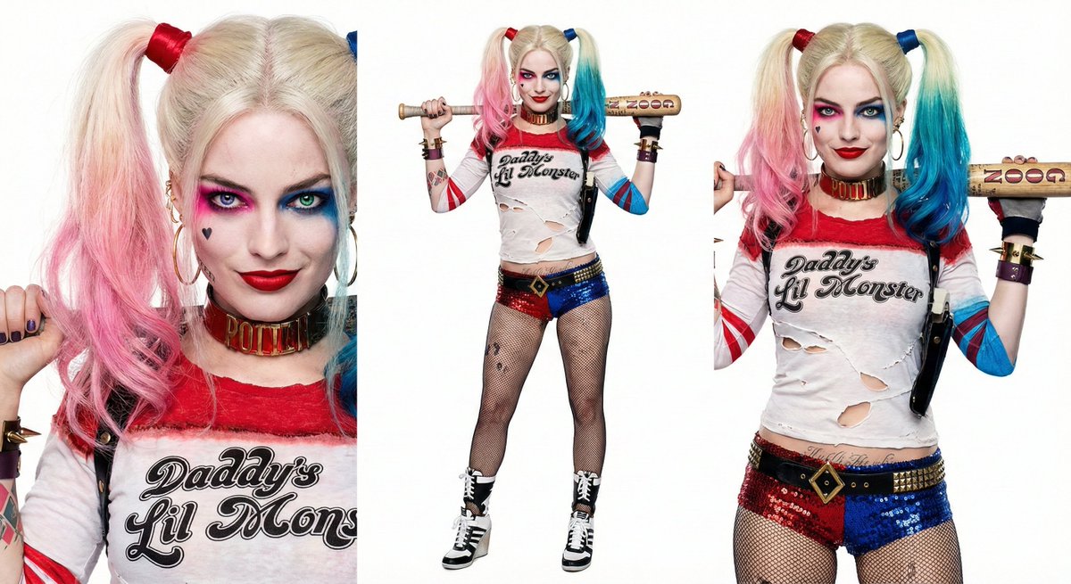 Harley Quinn 原型图像生成提示生成效果示例