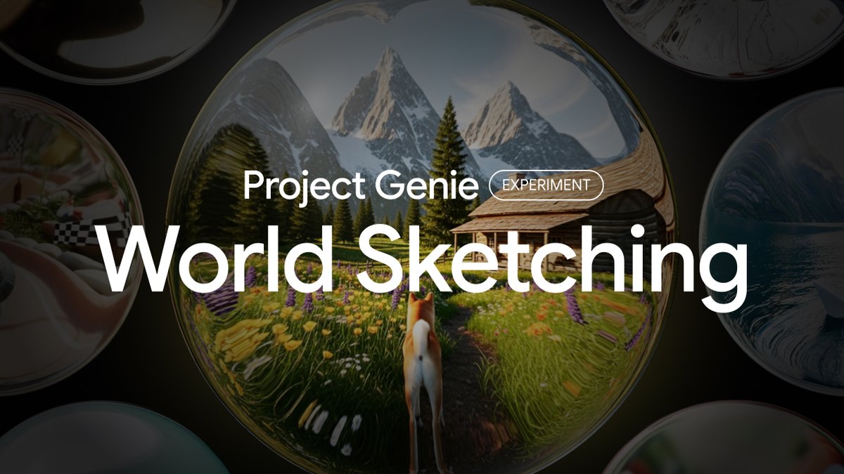 Project Genie World 设计提示 生成效果示例