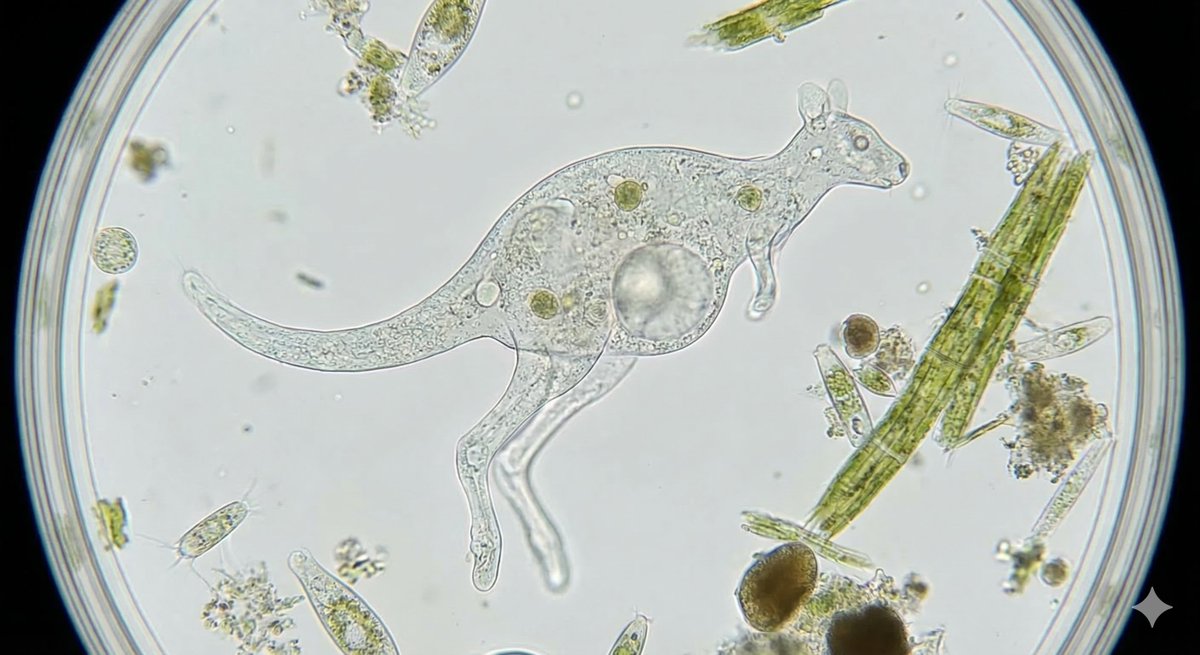 袋鼠启发的单细胞生物 生成效果示例