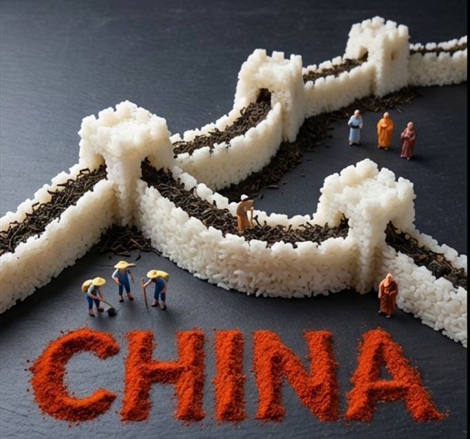 中国长城美食艺术立体模型提示 生成效果示例
