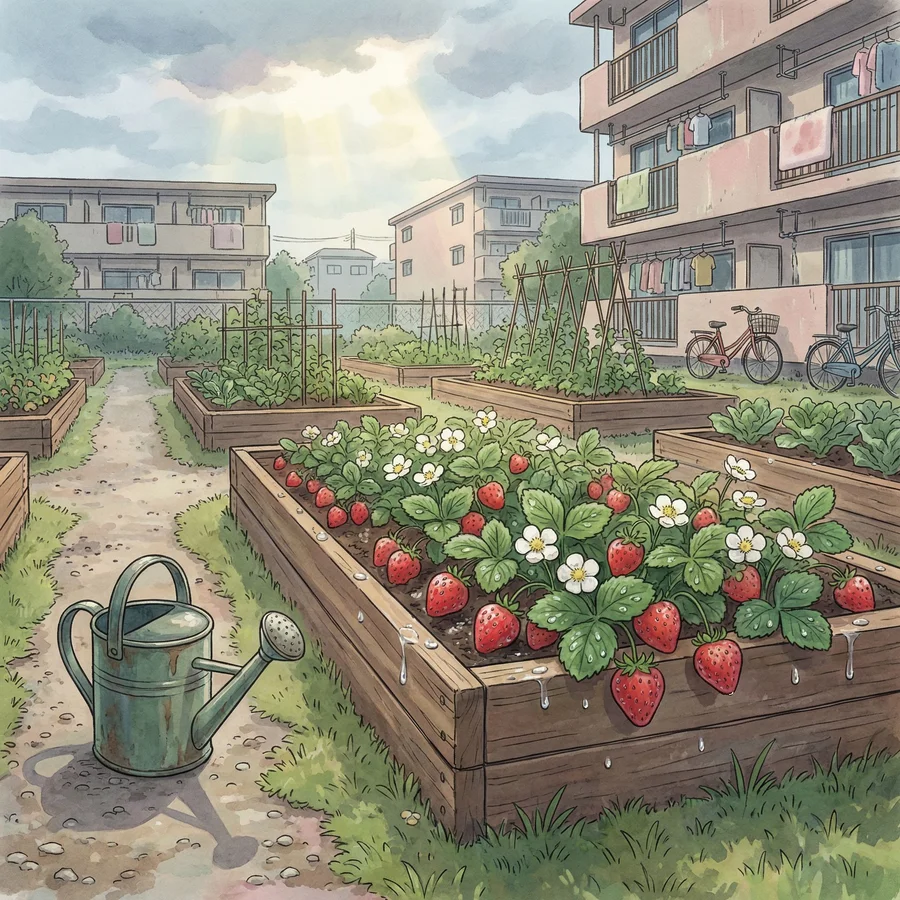 都市动漫花园插画 生成效果示例