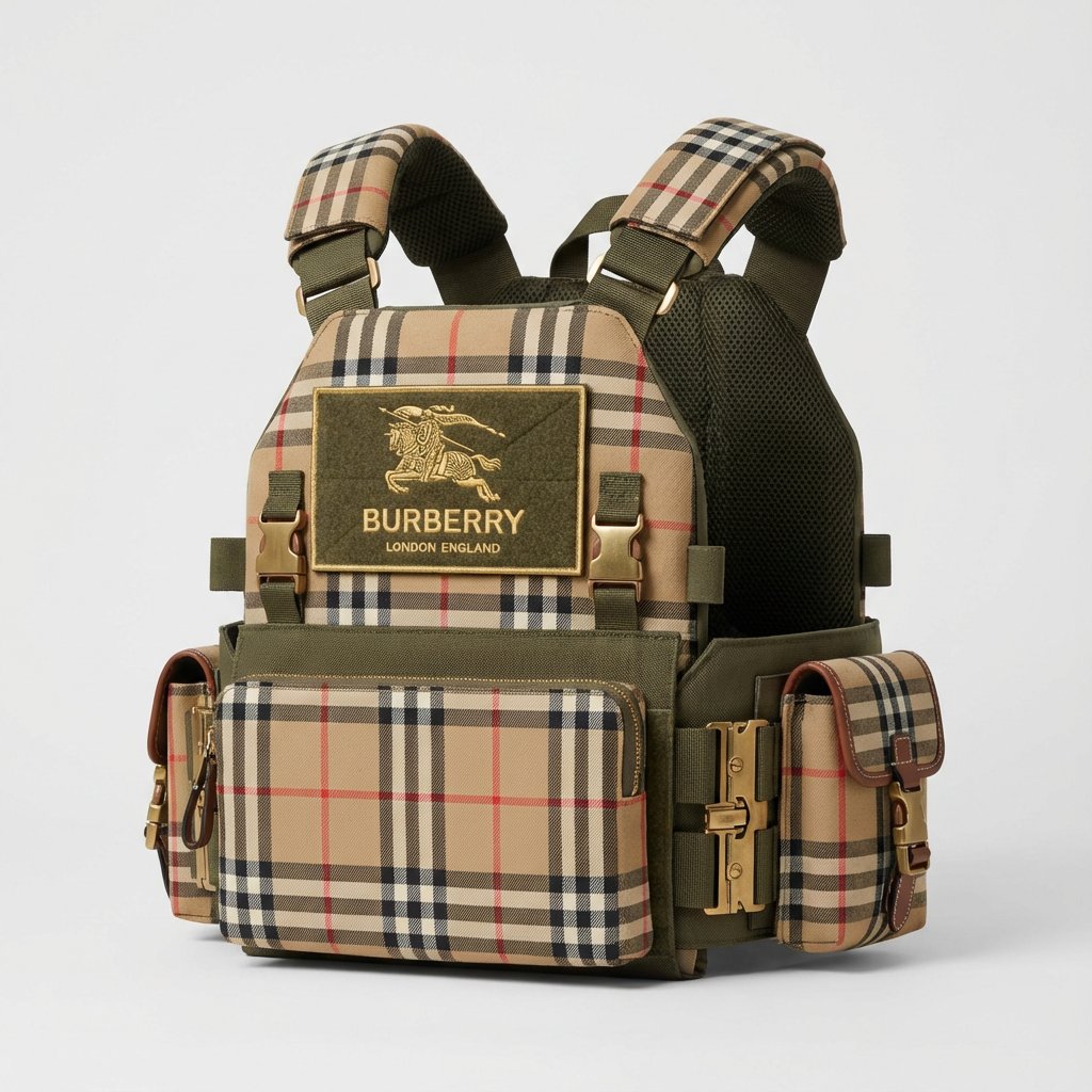 Burberry 战斗背心 生成效果示例