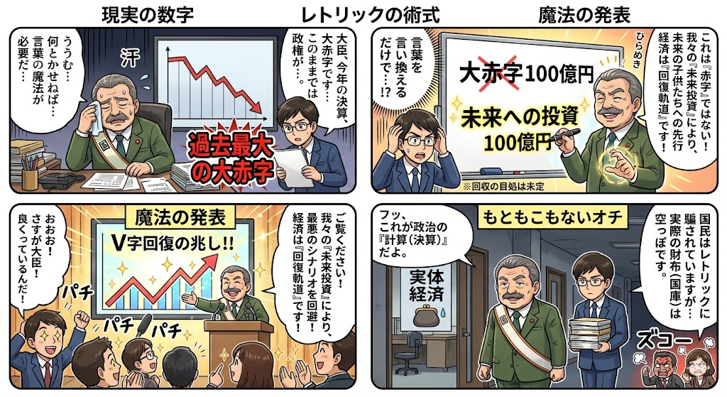 四格漫画：数字的魔力 生成效果示例