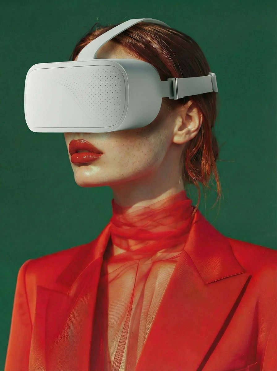 将 VR 耳机集成到模型上 生成效果示例