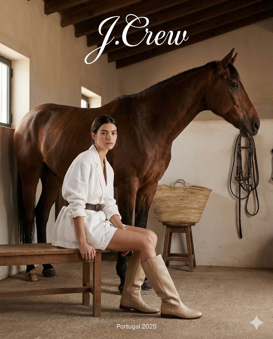 J.Crew 乡村时尚编辑 生成效果示例