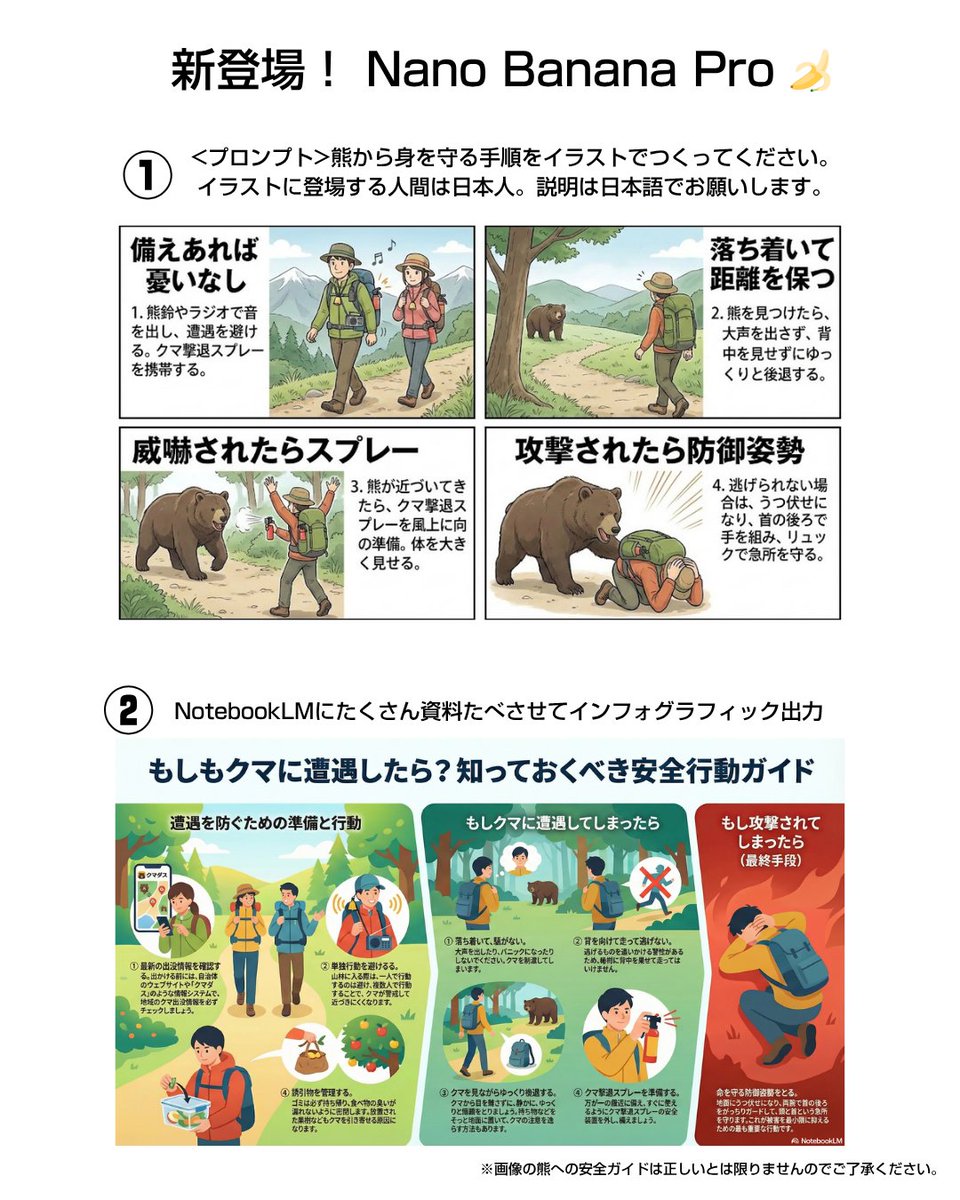 熊安全说明日语插图 生成效果示例