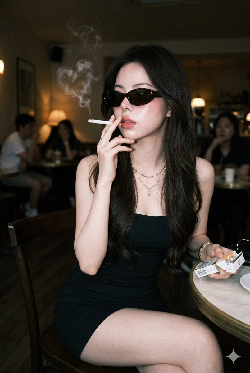 数码相机美学夜生活肖像生成效果示例