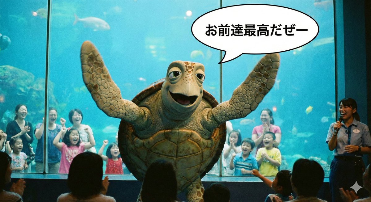 提示海龟脱口秀图片 生成效果示例