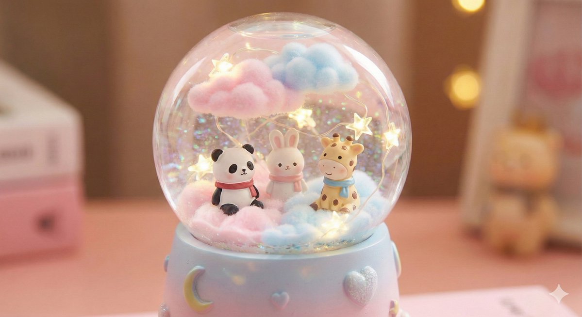 13 个 Snow Globe 提示 Nano Banana Pro 生成效果示例