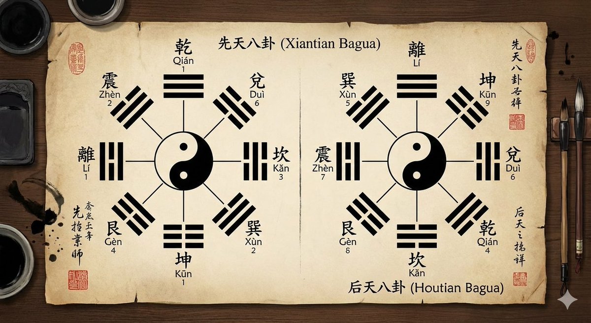 八卦图及参考图 生成效果示例