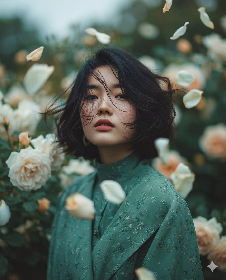 空灵花园梦幻艺术肖像 生成效果示例