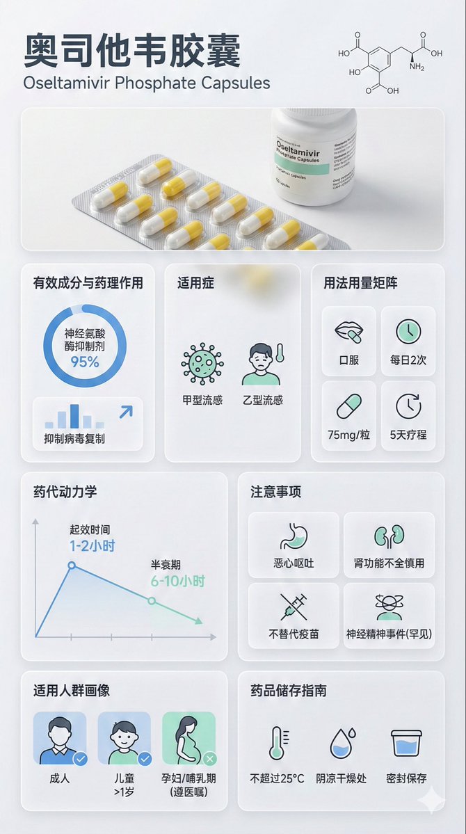 使用 Bento 网格布局的医疗信息图表海报提示 生成效果示例