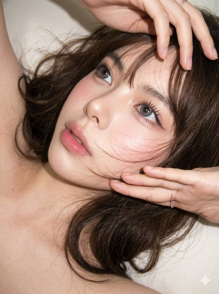 编辑CCD特写美女肖像 生成效果示例
