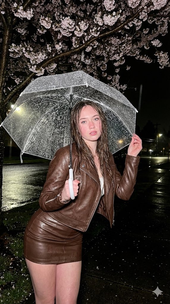 穆迪时尚编辑雨夜提示 生成效果示例