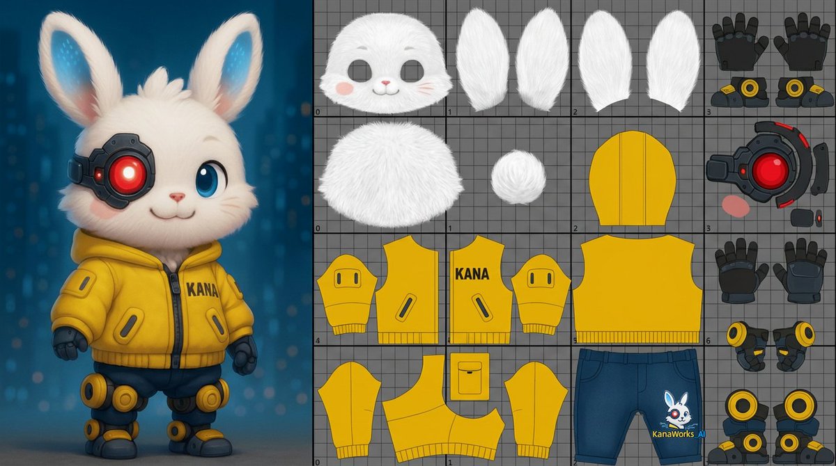 提示 UV 展开 3D 模型 生成效果示例