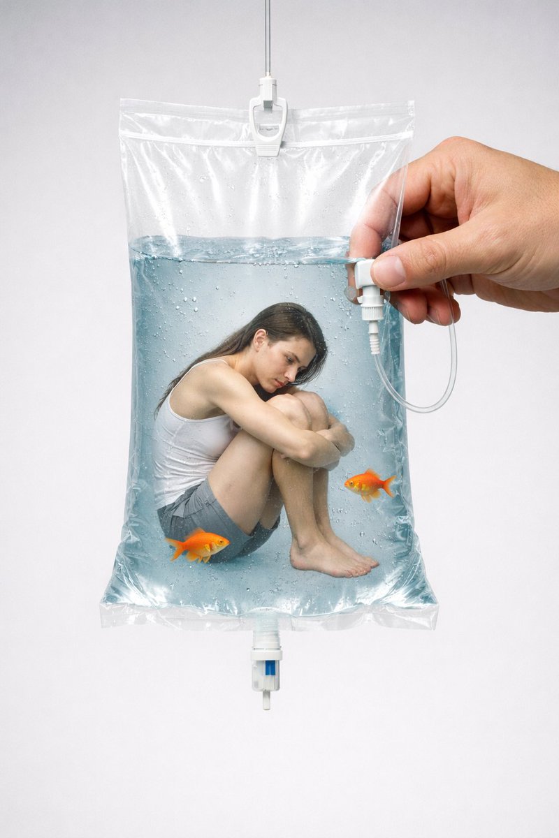 概念编辑视觉提示：人类水族馆 生成效果示例