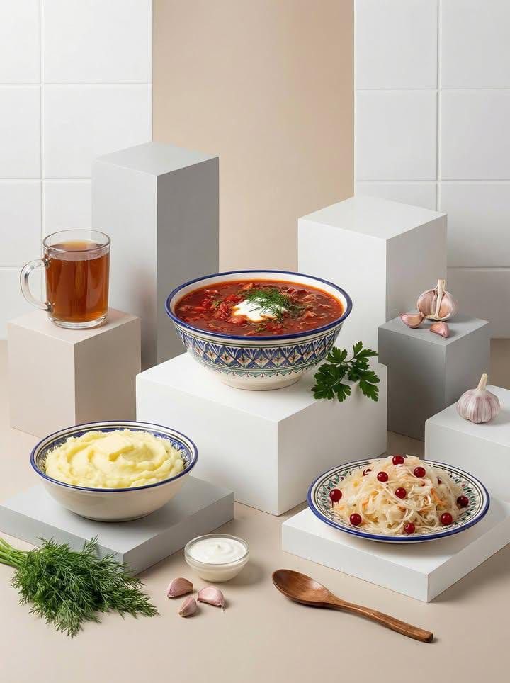 极简编辑食品静物摄影 生成效果示例