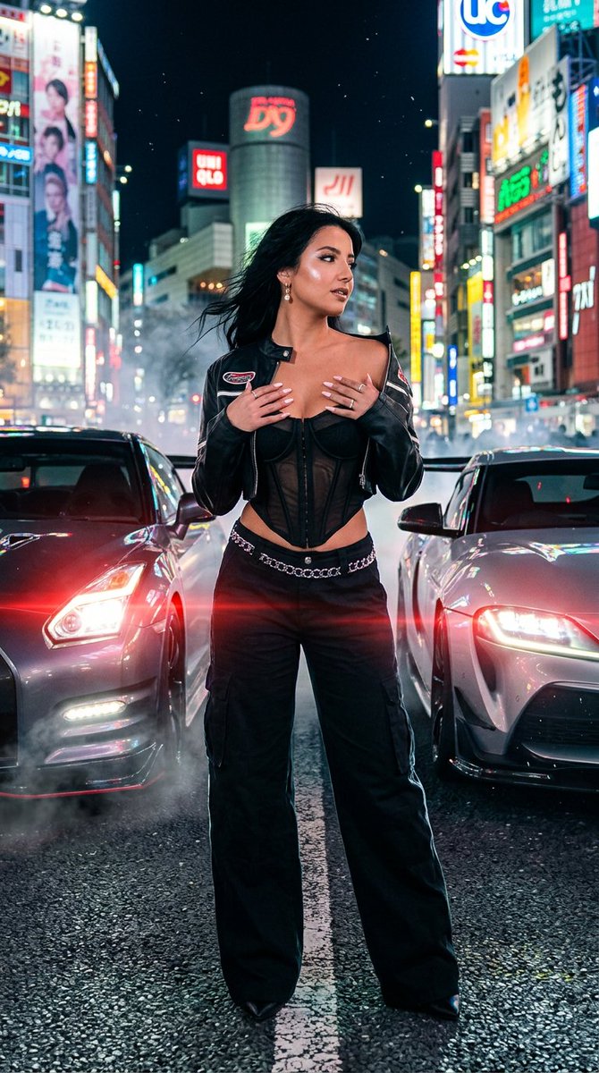 东京漂移 JDM 时尚写真 生成效果示例
