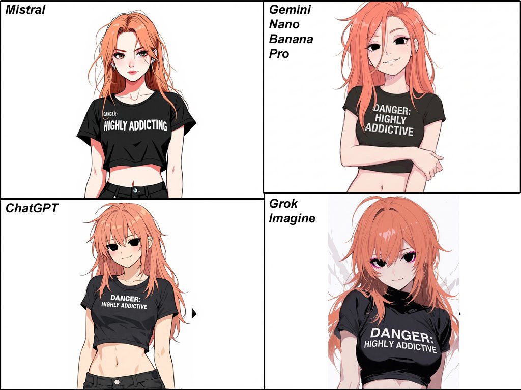 动漫Egirl插画提示枪战生成效果示例