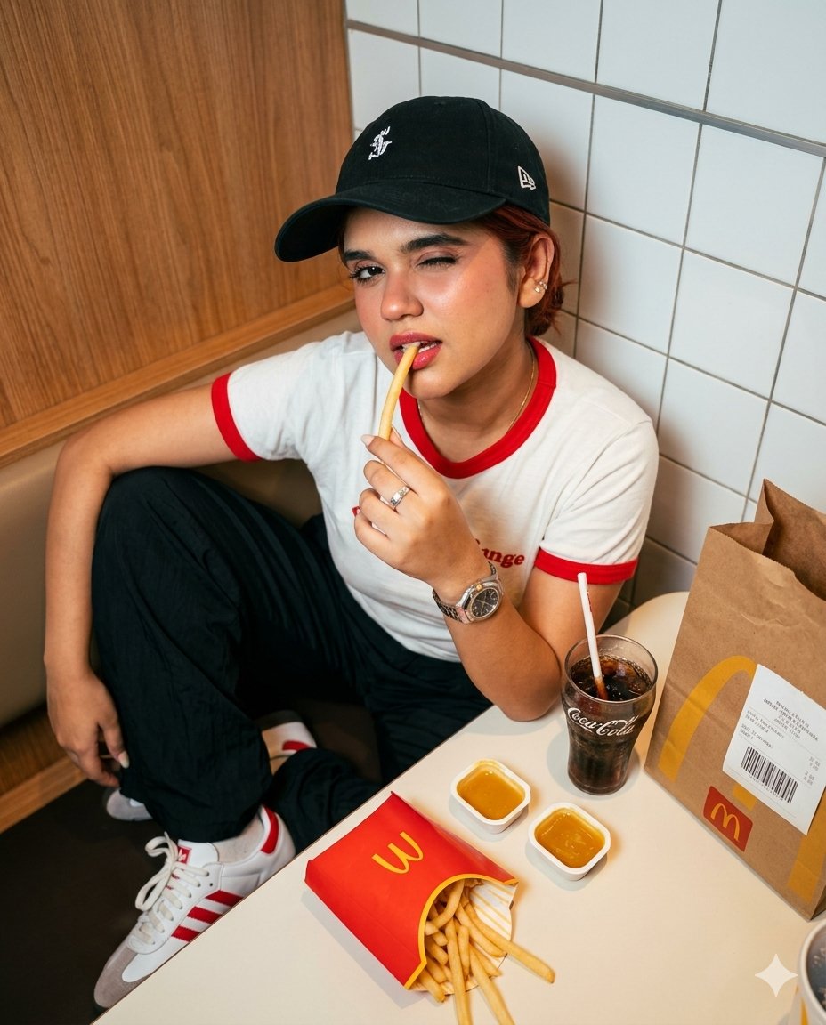 快餐餐饮生活方式拍摄生成效果示例