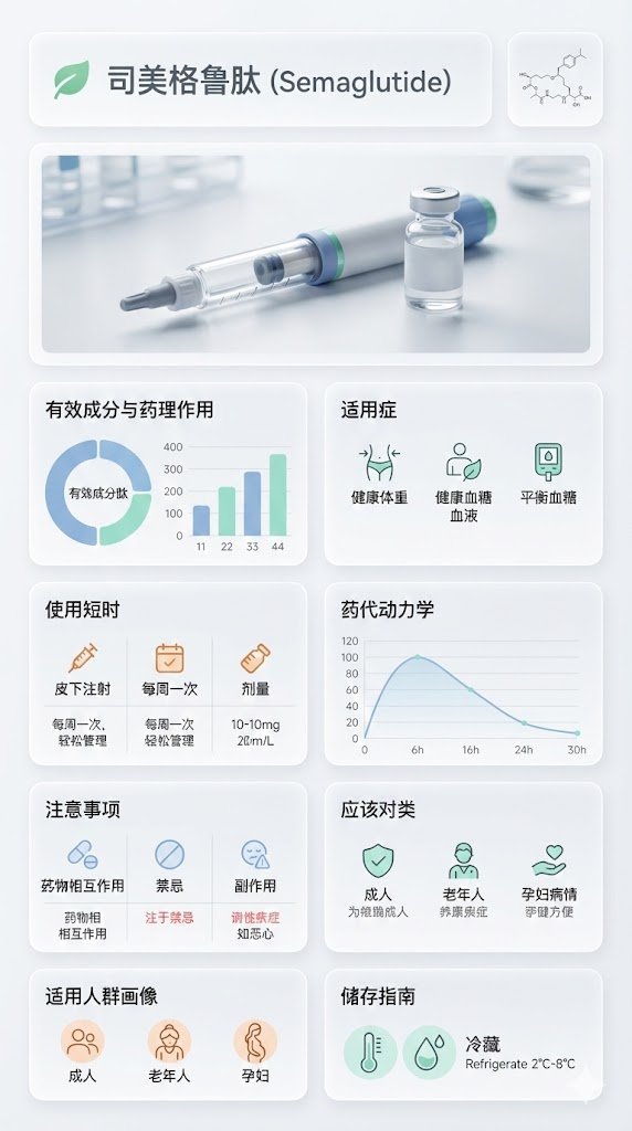 药物信息医疗信息海报（便当网格样式） 生成效果示例