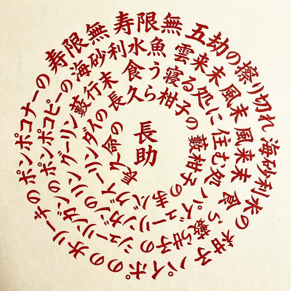 Lavart Agent Jugemu 提示文本更正生成效果示例