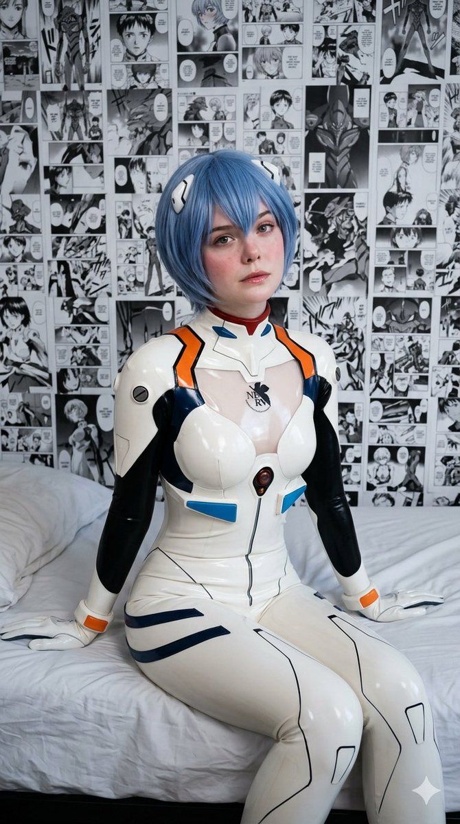 艾丽·范宁 饰 Rei Ayanami Cosplay 生成效果示例
