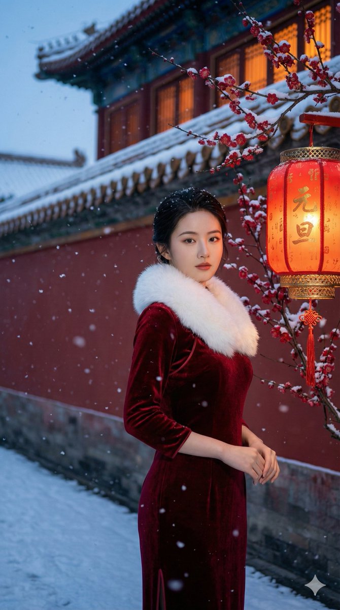 元旦特辑：雪中故宫 生成效果示例