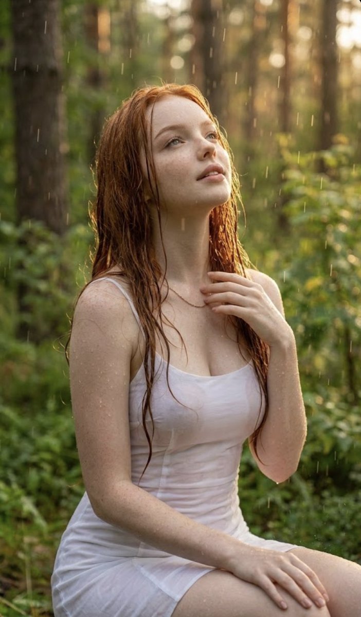 黄金时段的诗意雨林肖像 生成效果示例
