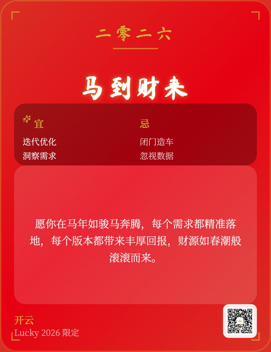双子座提示生成新年祝福网站 生成效果示例