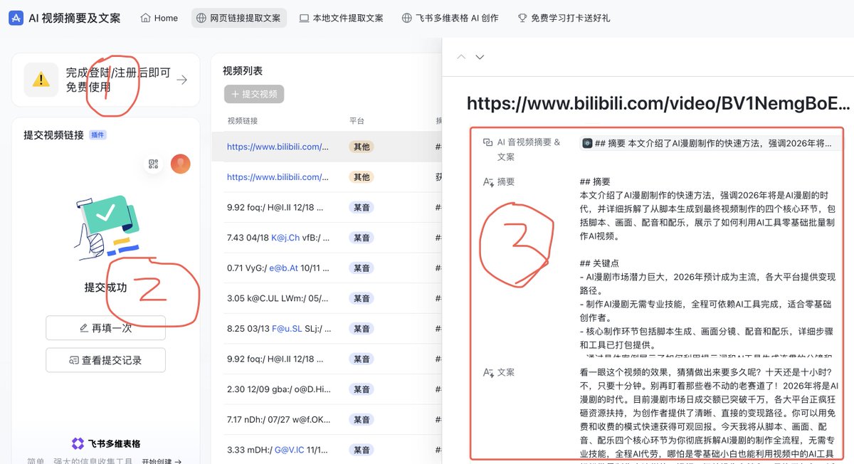 AI漫画制作流程和信息图提示 生成效果示例