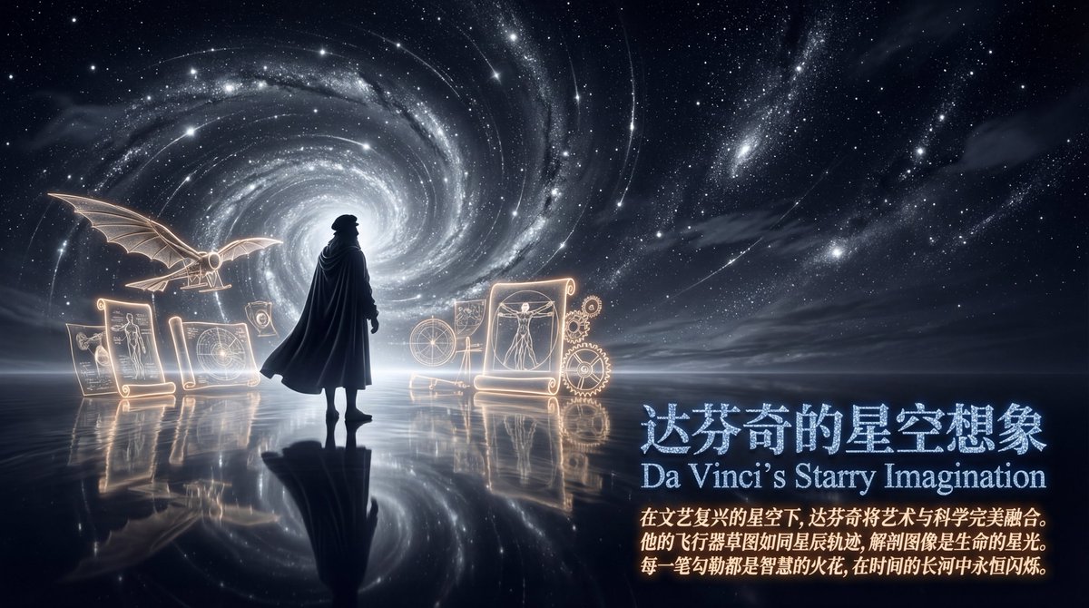 科学家海报的风格转换提示生成效果示例