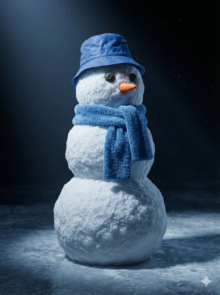 电影 3D 雪人肖像 生成效果示例