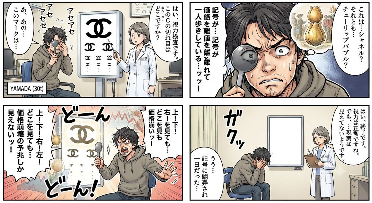 4 面板漫画视力测试 生成效果示例