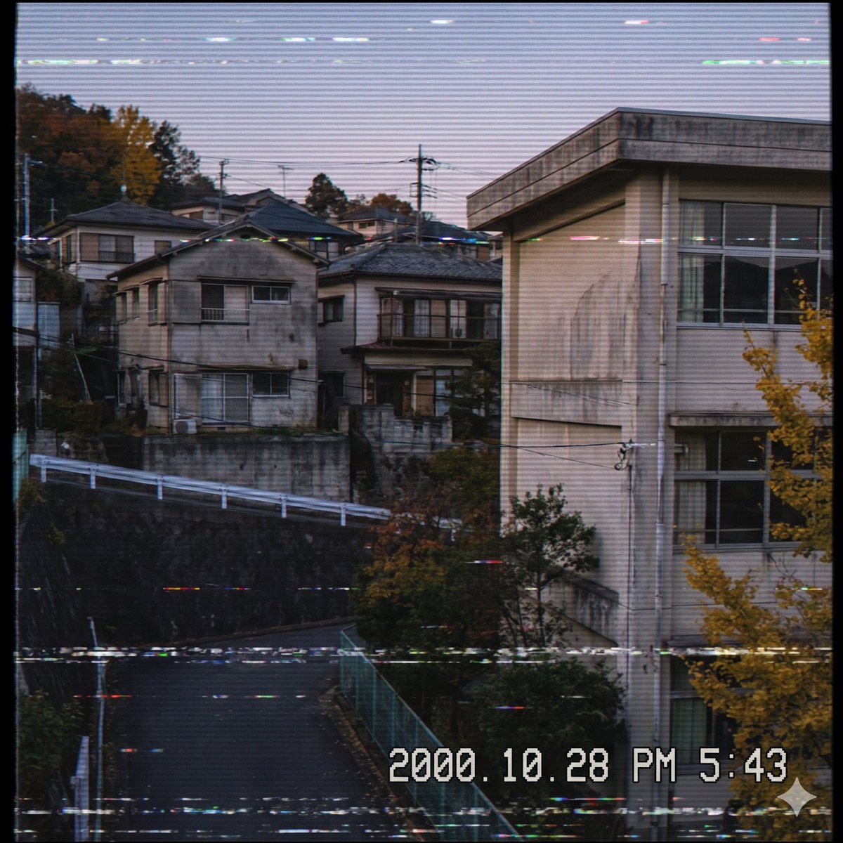 怀旧的日本郊区镜头 生成效果示例