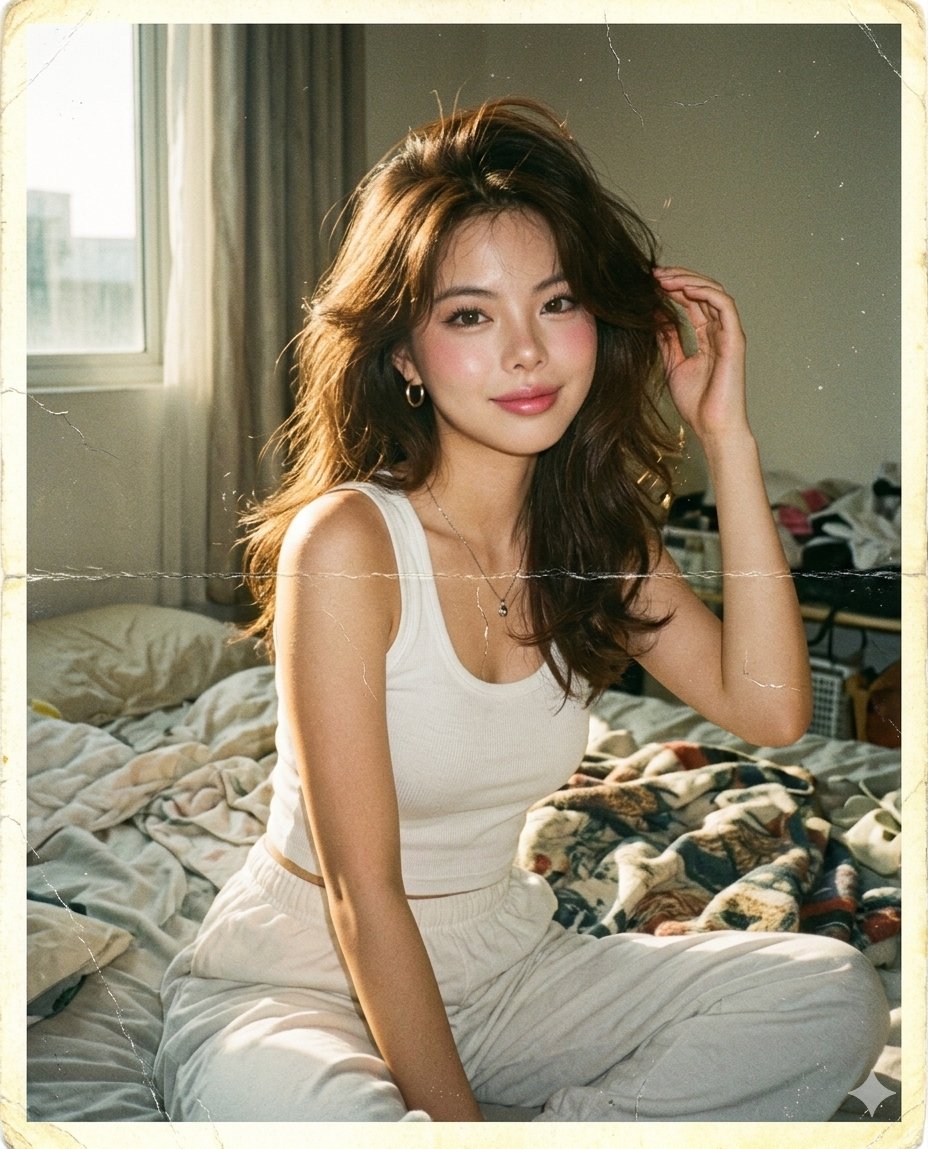 1980 年代胶片快照肖像 生成效果示例