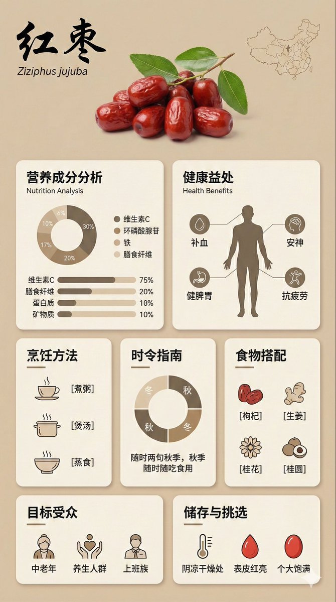 Bento Grid 食品科学信息图表提示生成效果示例