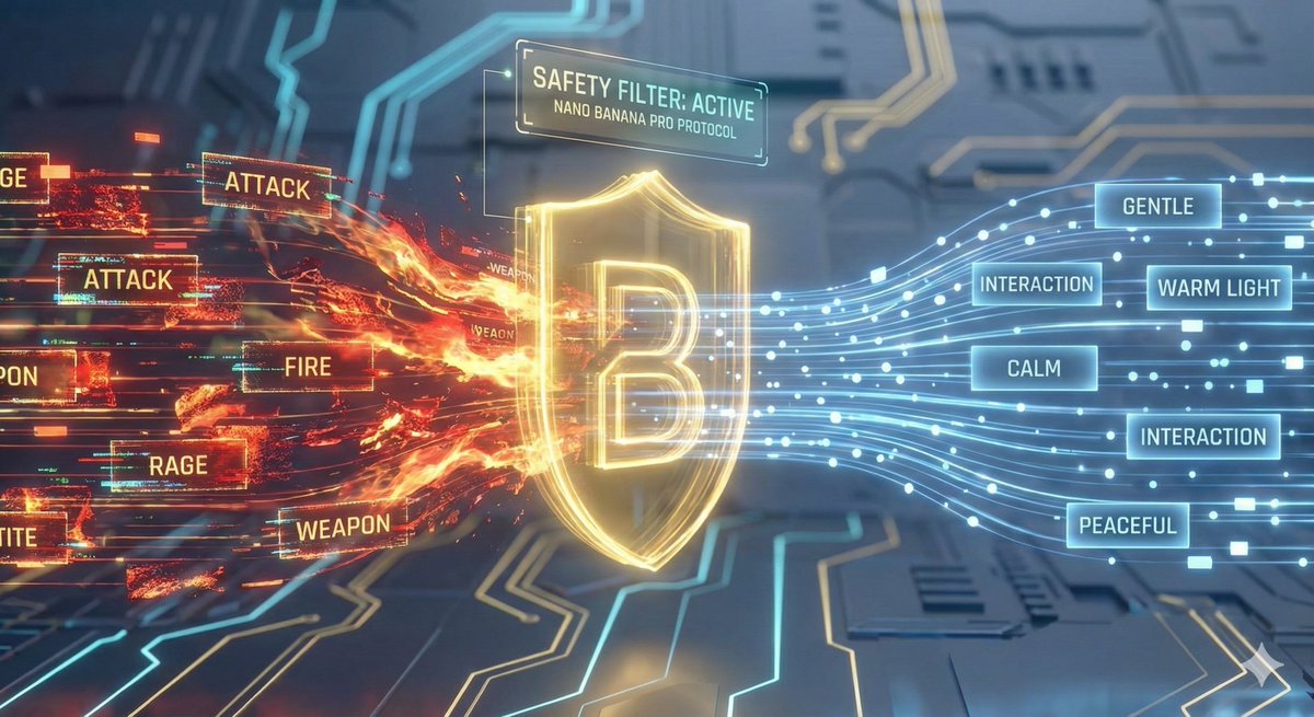 Nano Banana Pro安全过滤器绕过和安全提示策略 生成效果示例