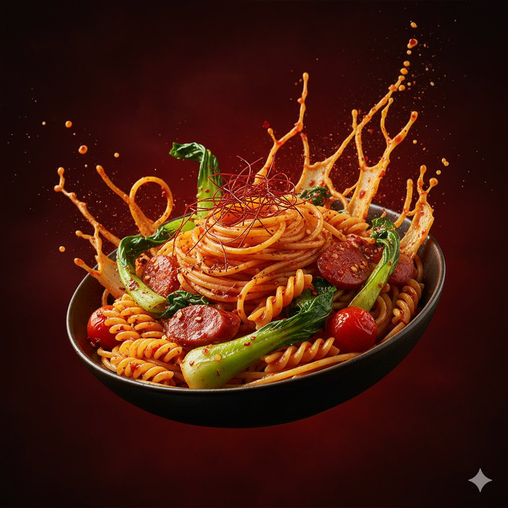 动态超现实 Biryani 英雄镜头 (JSON)生成效果示例