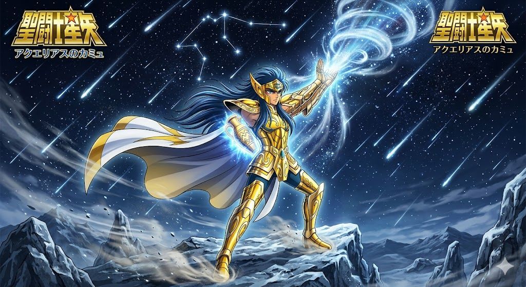 水瓶座卡缪式流星雨生成效果示例