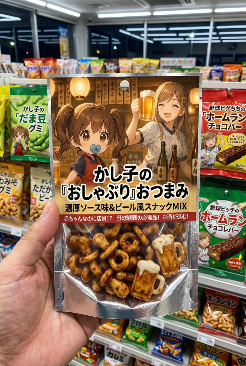 Nano Banana Pro 原零食包生成提示生成效果示例