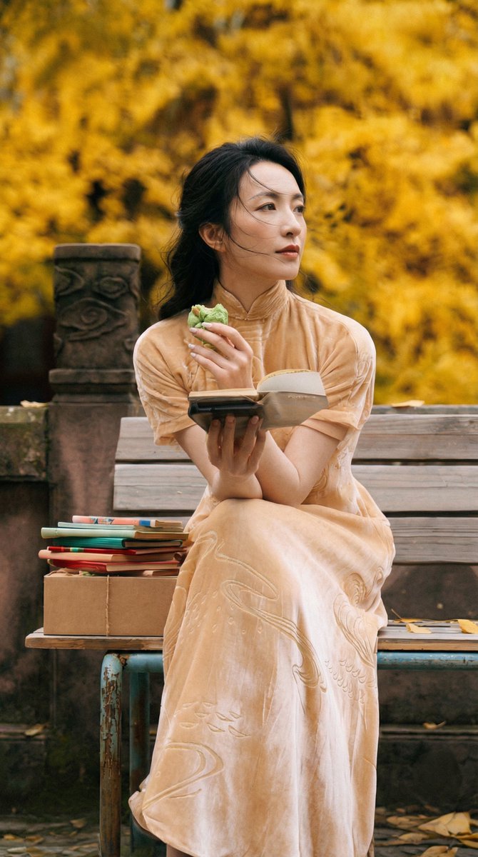 超细致新中式审美人像提示（赵露思风格） 生成效果示例