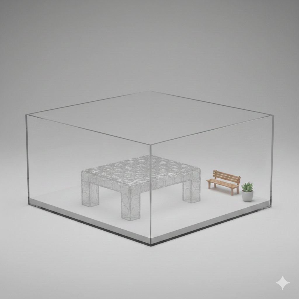 透明气泡膜手机 3D 立体模型 生成效果示例