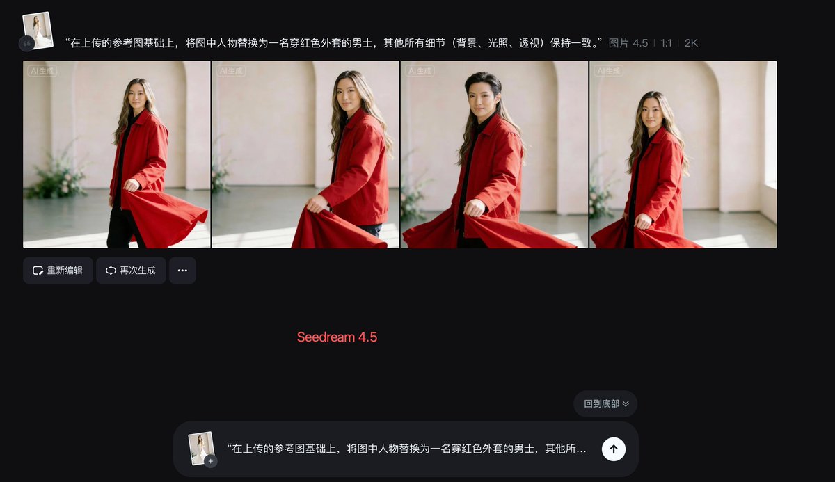 参考图像中的主体替换 生成效果示例