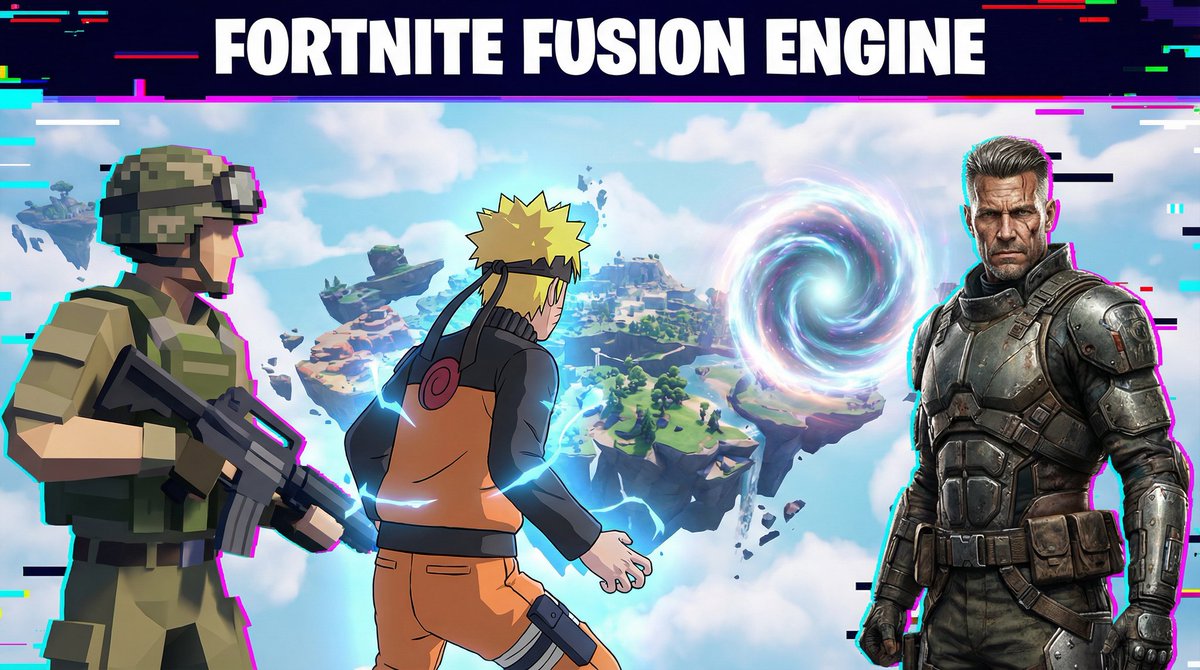 Fortnite Fusion 引擎提示游戏玩家生成效果示例