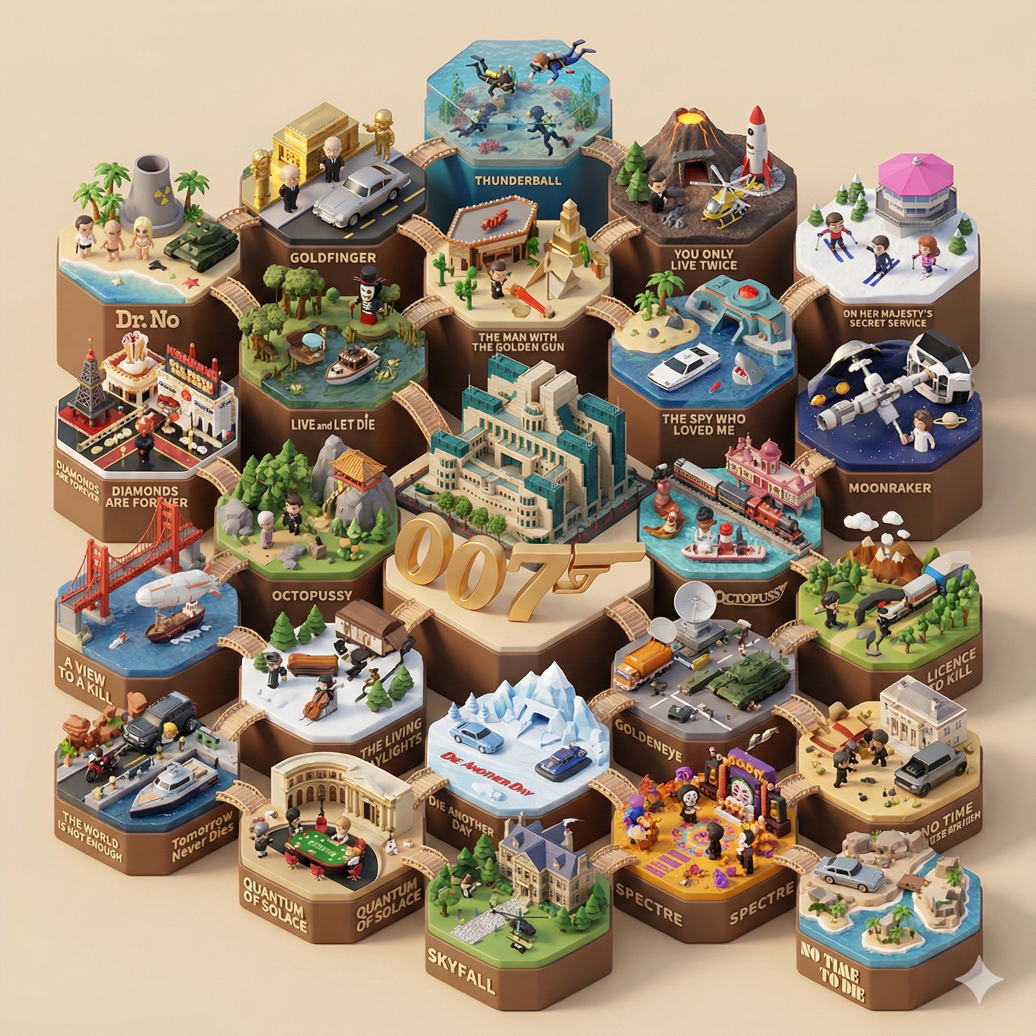 创建3D风格的电影场景 生成效果示例