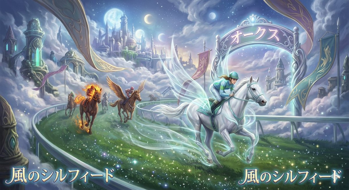 漫画启发的赛马 生成效果示例